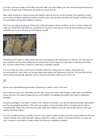 Useful Tips For Roofing Routine maintenance And Restoration
