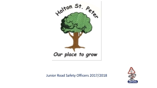 Junior Road Safety Officers 2017/2018