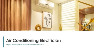 Air Conditioning Electrician