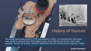 History of Turism