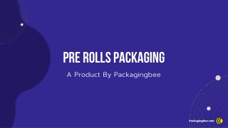 Pre-Rolls Packaging Boxes