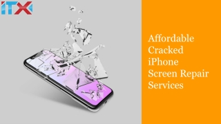 Affordable Cracked iPhone Screen Repair Services