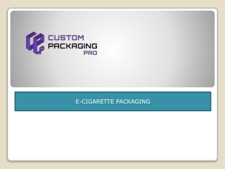 E-Cigarette Packaging