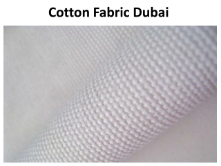 Cotton Fabric Dubai