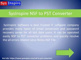 NSF to PST Converter