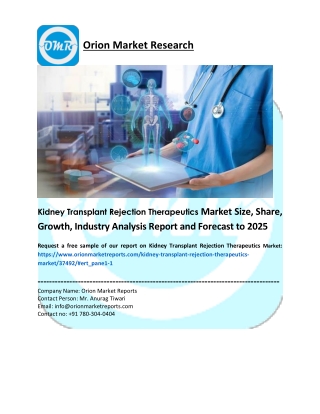 Kidney Transplant Rejection Therapeutics Market