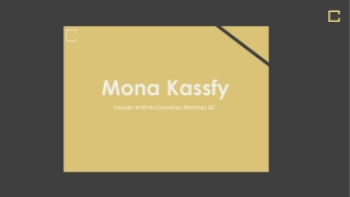 Mona Kassfy (Montreal) - Experienced Professional