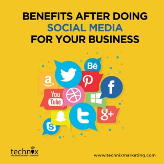 Benefits After Doing Social Media For Your Business