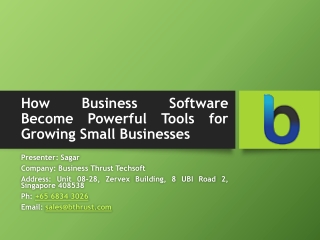 How Business Software Become Powerful Tools for Growing Small Businesses?