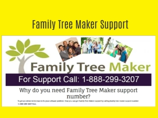 Family Tree Maker Support