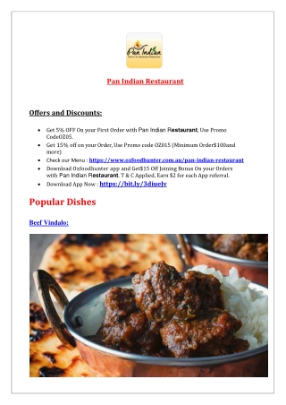 5% Off - pan indian restaurant Menu - Indian takeaway Morphett Vale, SA