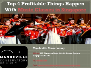 Top 4 Profitable Things Happen With Music Classes in Singapore