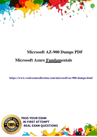 2020 RealExamCollection Microsoft AZ-900 Dumps and Exam Questions