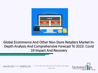 Ecommerce And Other Non-Store Retailers Market Key Players Analysis And Regional Outlook