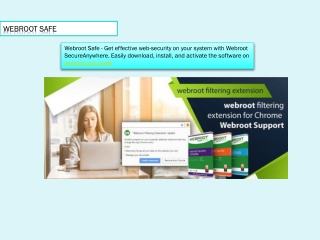 Webroot Safe - Download And Install Webroot - webroot.com/safe