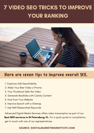 7 VIDEO SEO TRICKS TO IMPROVE YOUR RANKING