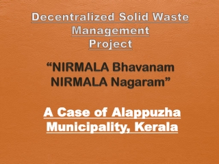 Decentralized Solid Waste Management Project
