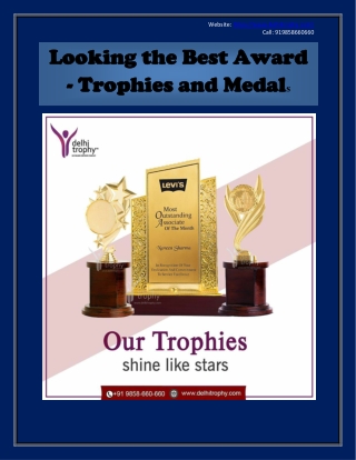 Looking the Best Award - Trophies and Medals
