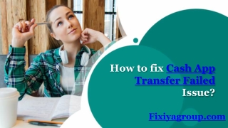 How to fix Cash App Transfer Failed Issue? | Cash App Payment Failed