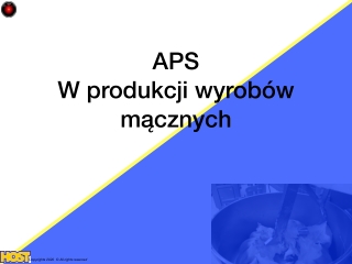 APS  w produkcji wyrobów mącznych