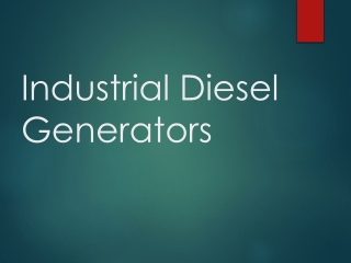 Industrial Diesel Generators in Kenya