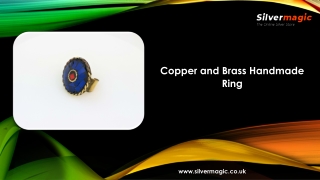 Copper and Brass Handmade Ring