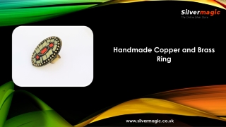 Handmade Copper and Brass Ring