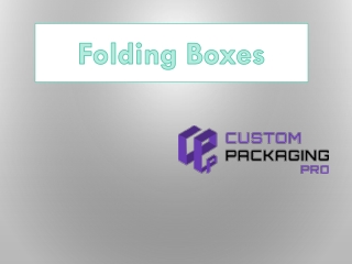Folding Boxes
