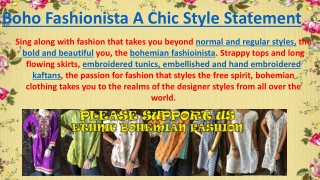 Boho Fashionista A Chic Style Statement