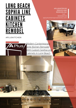 Long Beach Sophia Line Cabinets Kitchen Remodel