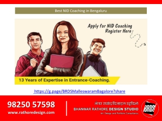 Best NID Coaching in Bengaluru