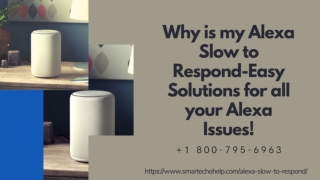 Fix Alexa Slow to Respond Now -Call 1-8007956963 Anytime