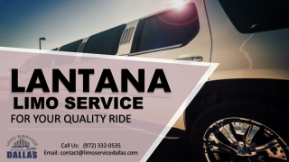 Limo Service Lantana for Your Quality Ride