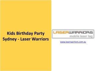 Kids Birthday Party Sydney - Laser Warriors