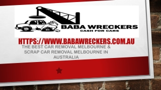 Scrap Car Removal Melbourne