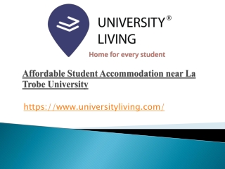 Affordable student accommodation near la trobe university