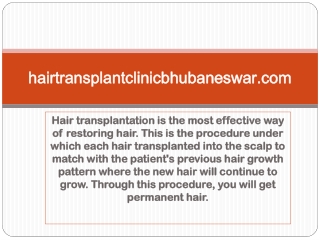 Hair Specialist in bhubaneswar _ Lady Hair Doctor in Bhubaneswar