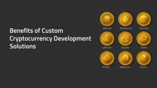 Benefits of Custom Cryptocurrency Development Solutions