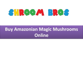 Buy Amazonian Magic Mushrooms Online