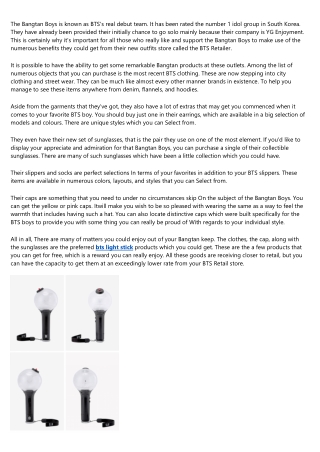 How to Sell bts light stick to a Skeptic