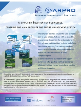 Business management software