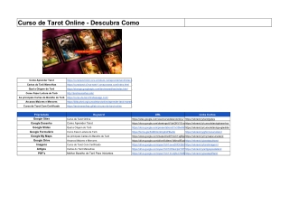 Links - Curso de Tarot Descubra Como