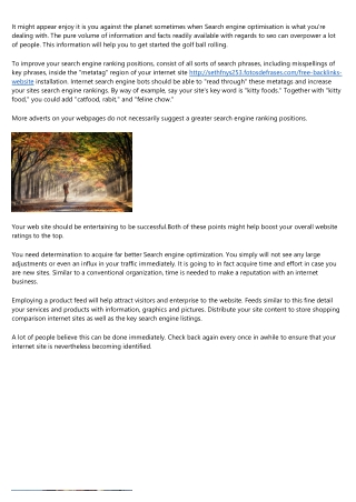 Helpful Tips For Your Search Engine Marketing