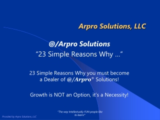 Business Management Software @/Arpro
