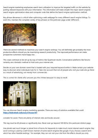 Begin Using These Search Engine Marketing Suggestions To Aid Bring Visitors Aimed At Your Website