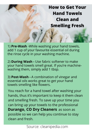 How to Get Your Hand Towels Clean and Smelling Fresh