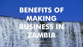 Benefits of Making Business in Zambia | Buy & Sell Business
