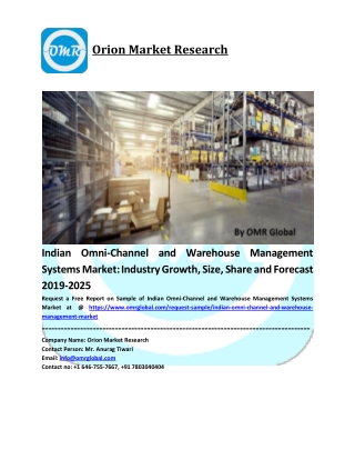 Indian Omni-Channel and Warehouse Management Systems Market Research and Forecast to 2025