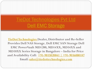 Dell EMC SAN Storage | Dell PowerVault MD1200, MD1400, MD3400