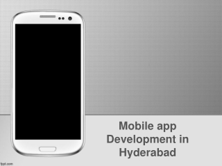 Mobile app development in hyderabd